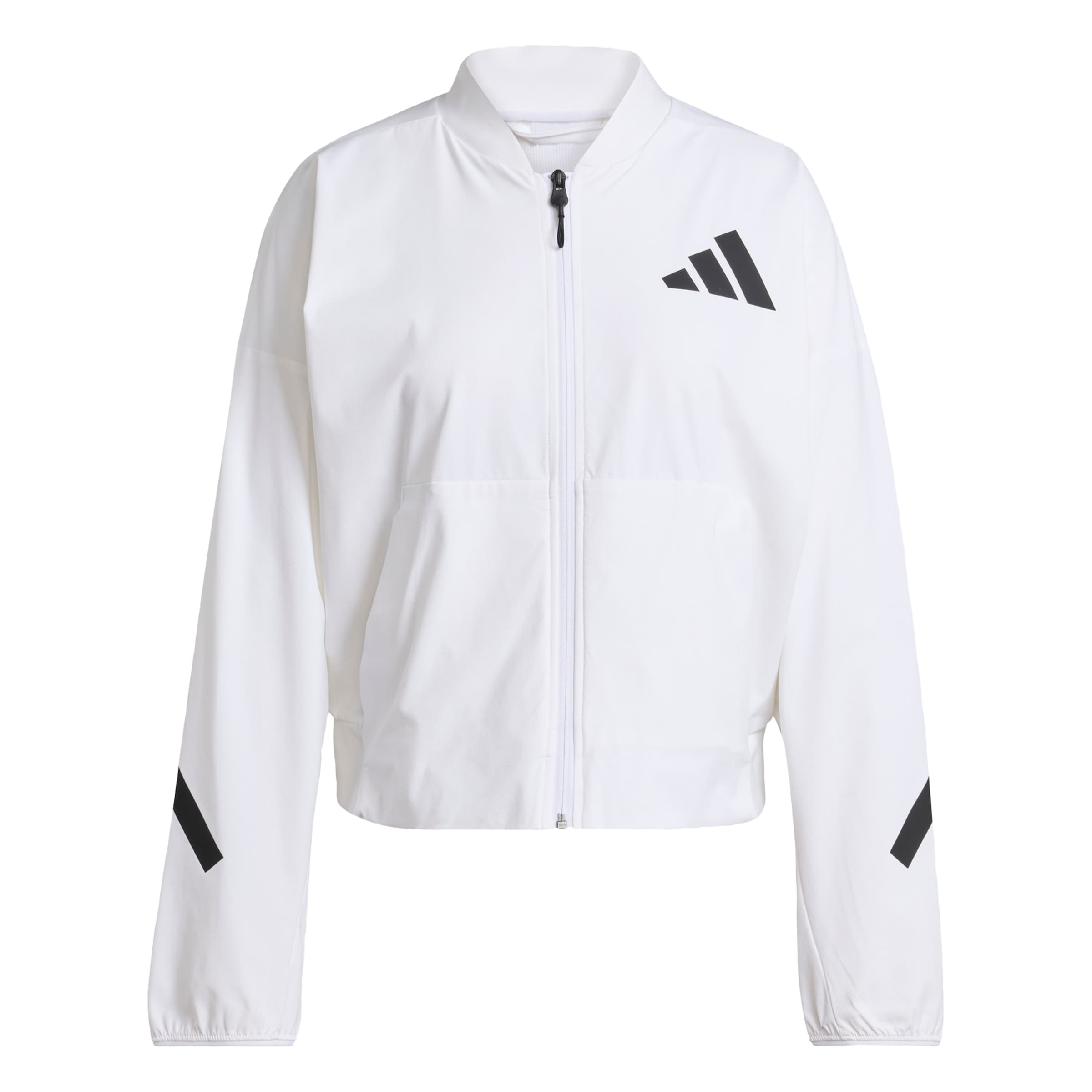 Veste fonctionnelle 'Z.N.E.' ADIDAS SPORTSWEAR en blanc : devant