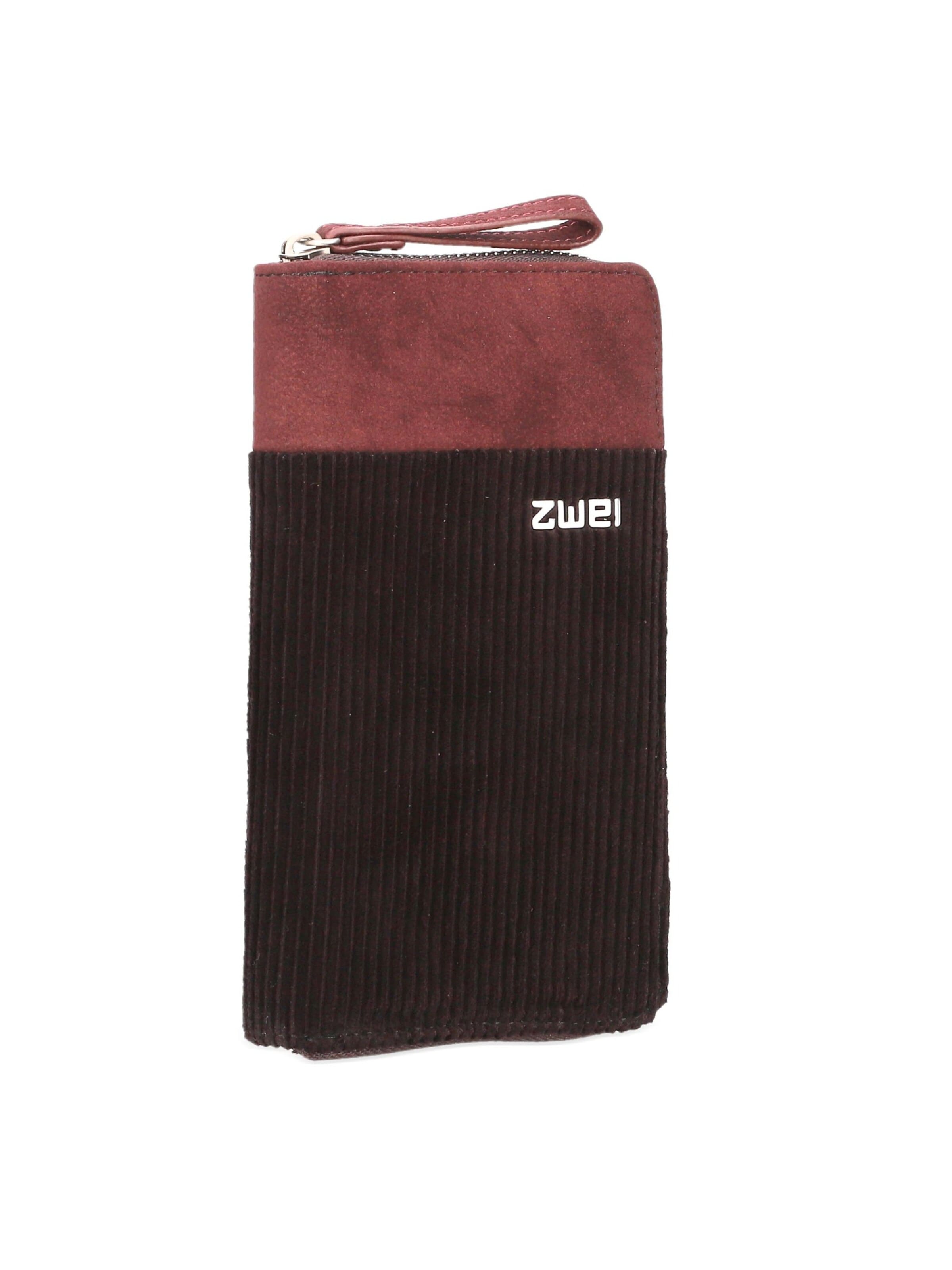 ZWEI Wallet 'EVA EV2' in Brown: front