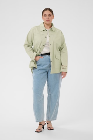 Veste mi-saison 'KCCicana' KAFFE CURVE en beige