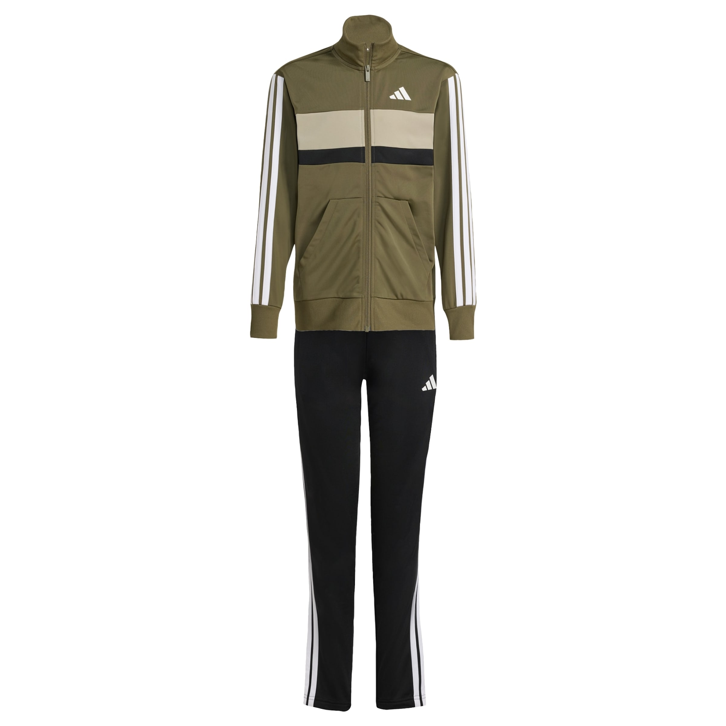 ADIDAS SPORTSWEAR - Chándal 'Seasonal Essentials Tiberio' en verde: frente