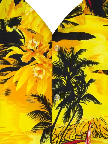 Maglietta 'Surf' di King Kameha in giallo