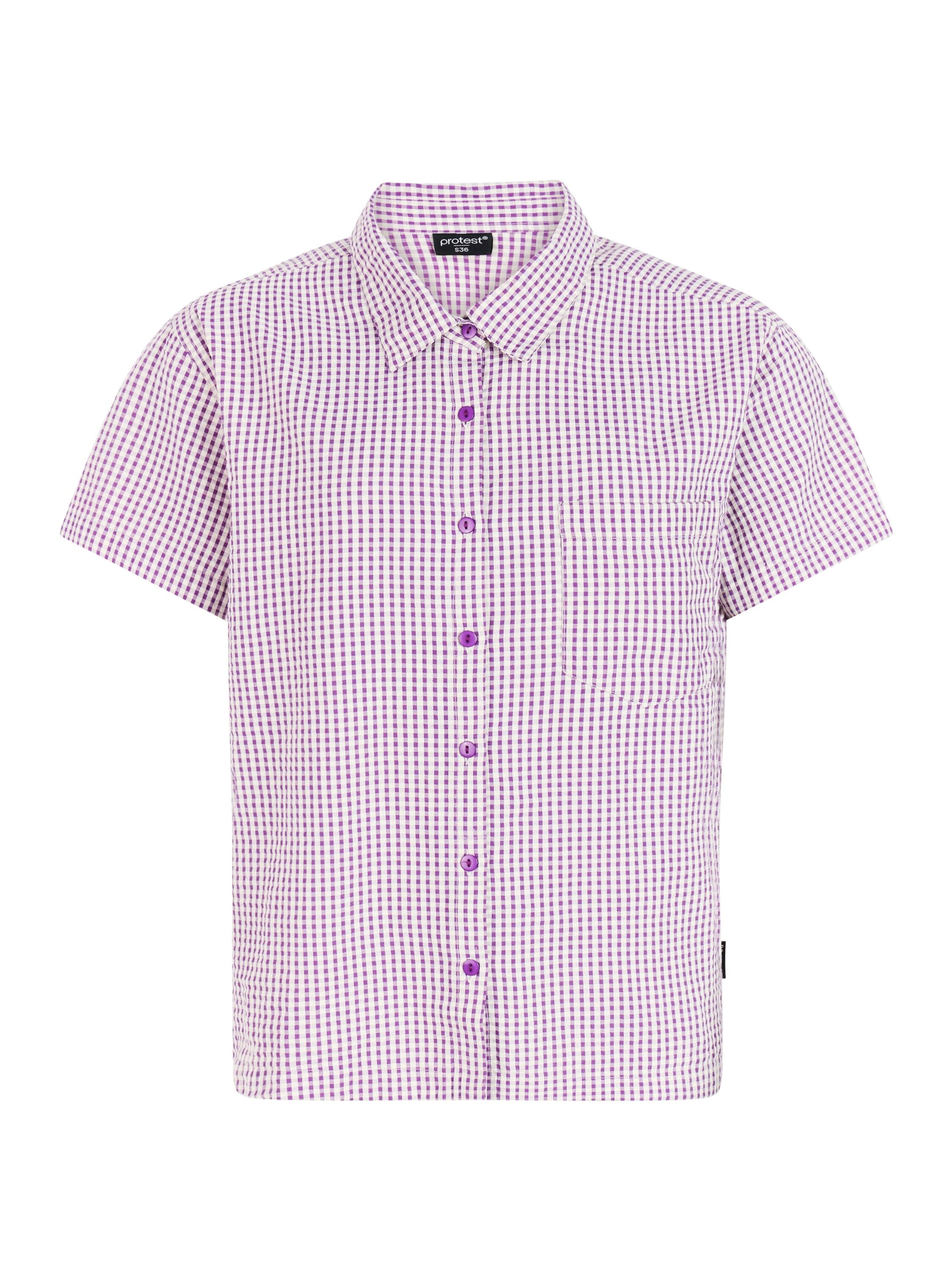 PROTEST Shirt 'PRTMarisol' in Lila: voorkant