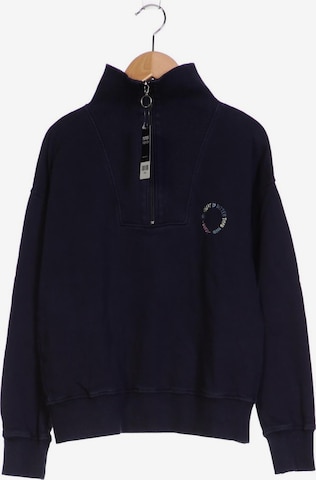 Derbe Sweatshirt & Zip-Up Hoodie in XS in Blue: front