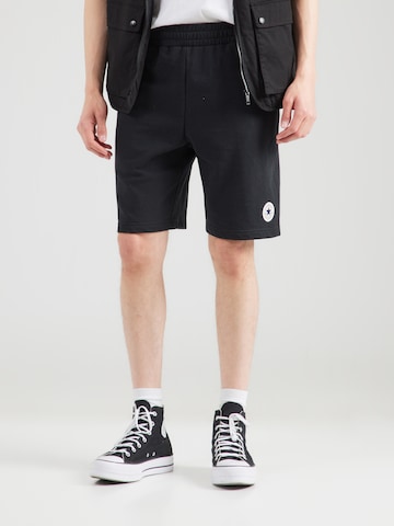 CONVERSE Loosefit Bukser 'CHUCK' i sort: forside