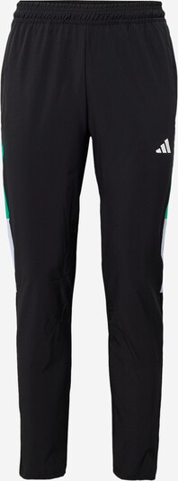 ADIDAS PERFORMANCE Workout Pants 'Colorblock 3-Stripes' in Jade / Black / White, Item view