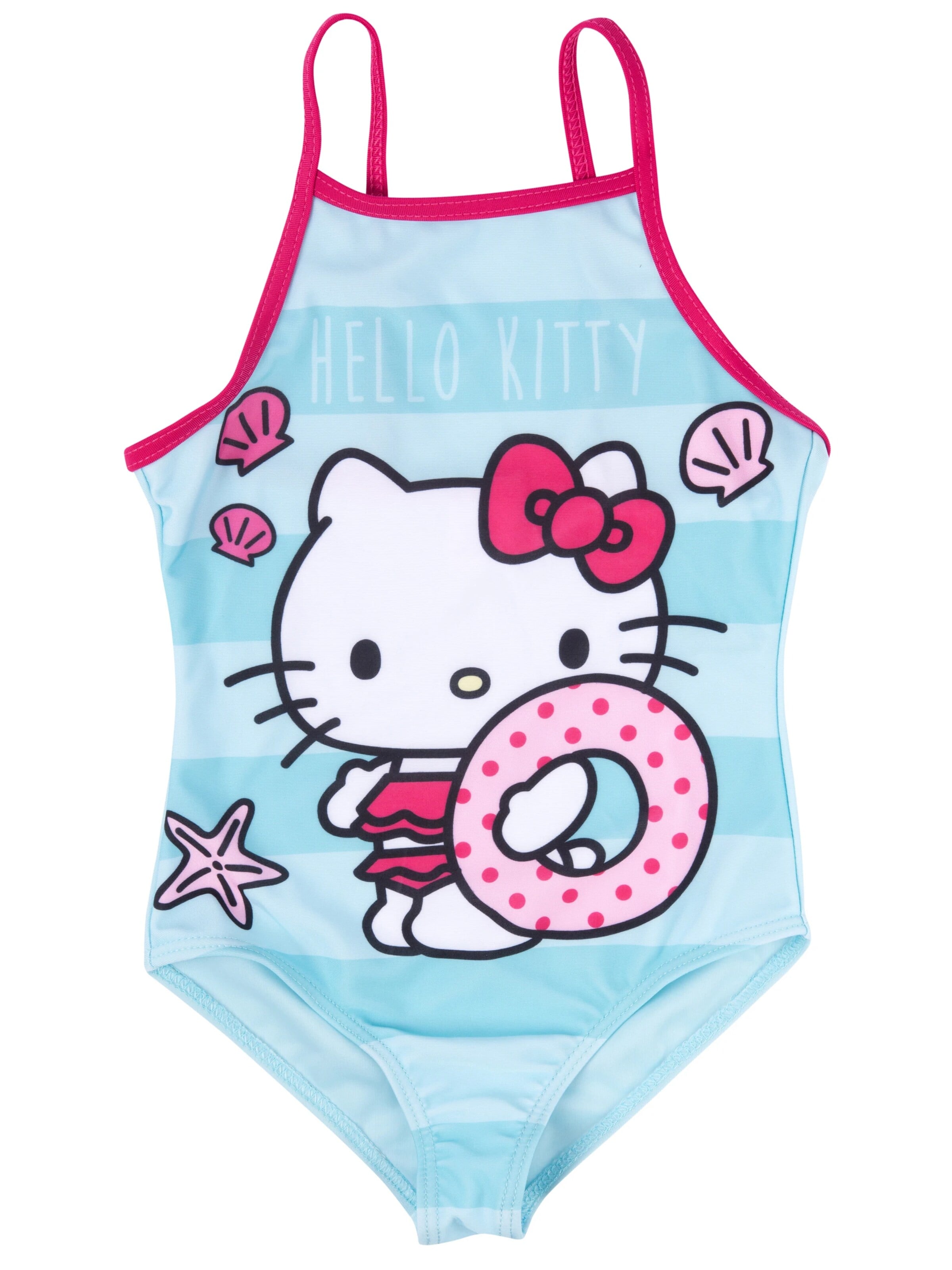 HELLO KITTY Badeanzug 'Summer Love'‌‌‌‌‌ in Blau
