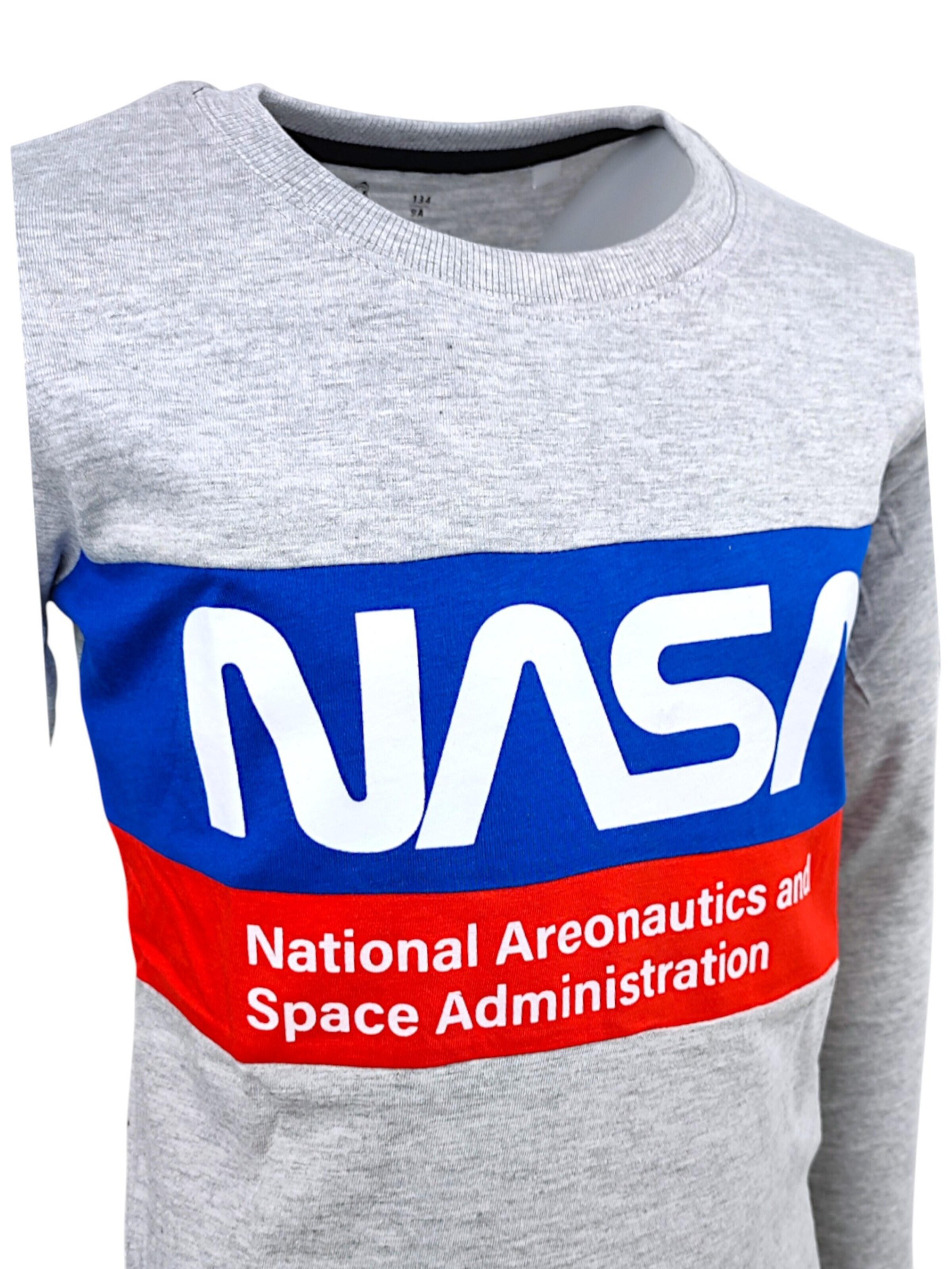 NASA Shirt 'NASA' in Grey