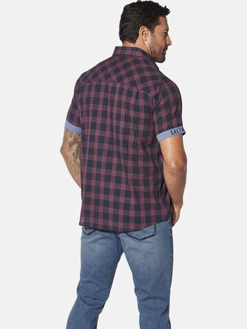Jan Vanderstorm Comfort fit Overhemd 'Teoper' in Rood
