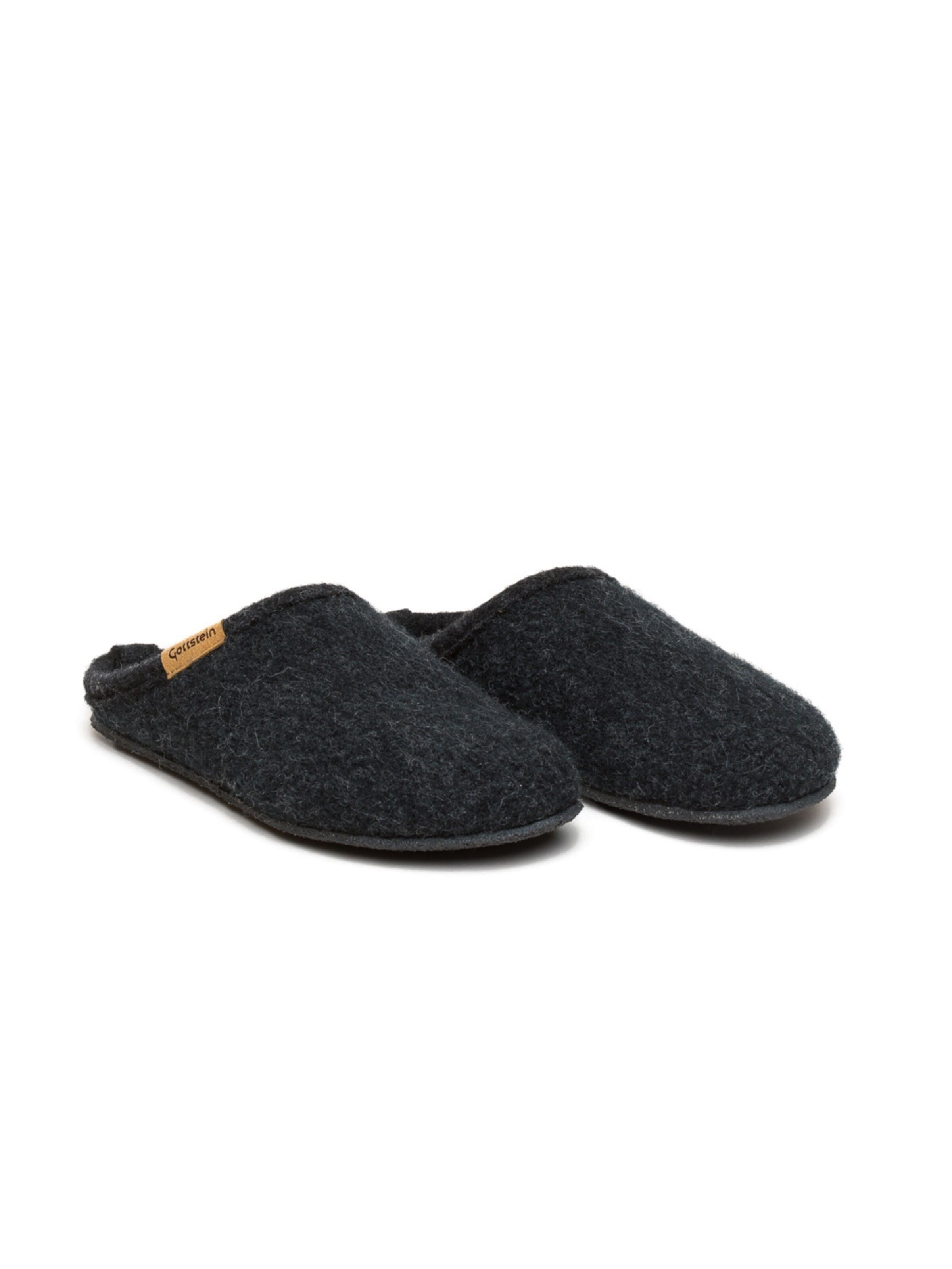 Gottstein Slippers 'Walkpantoffel Alpine Light' in Black