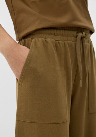 Wide Leg Pantalon s.Oliver en vert