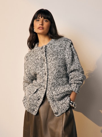 Next Knit cardigan in Black: front