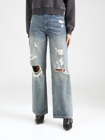 Wide Leg Jean Tally Weijl en bleu : devant