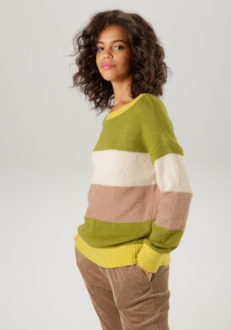 Aniston CASUAL Sweater in Green