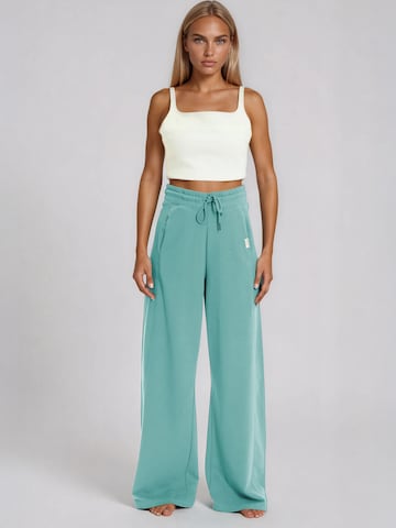Funky Buddha Wide Leg Hose in Blau