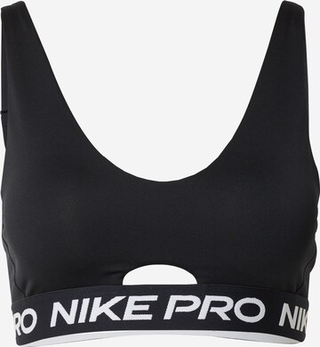 NIKE Bralette Sports bra 'INDY' in Black: front