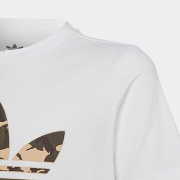 ADIDAS ORIGINALS T-Shirt 'Camo' in Weiß