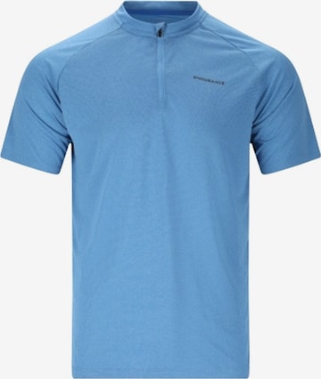 T-Shirt fonctionnel 'Crow M Melange Cycling/MTB SS Shirt' ENDURANCE en bleu : devant
