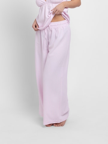 Dorina Pyžamové nohavice - Biela: predná strana