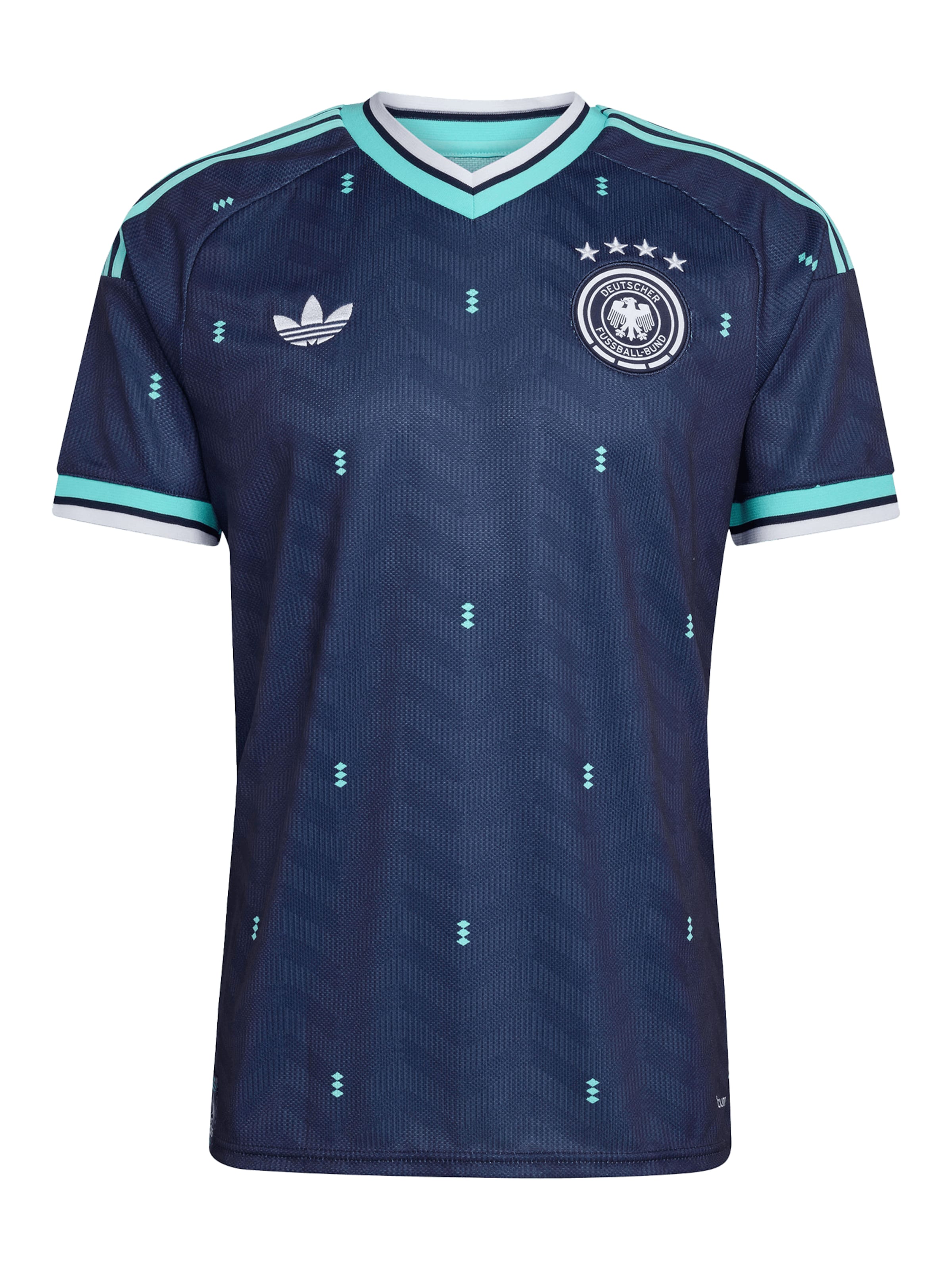 ADIDAS PERFORMANCE Αθλητική φανέλα 'Germany 26 Away' σε ναυτικό μπλε / τιρκουάζ / λευκό, Άποψη προϊόντος