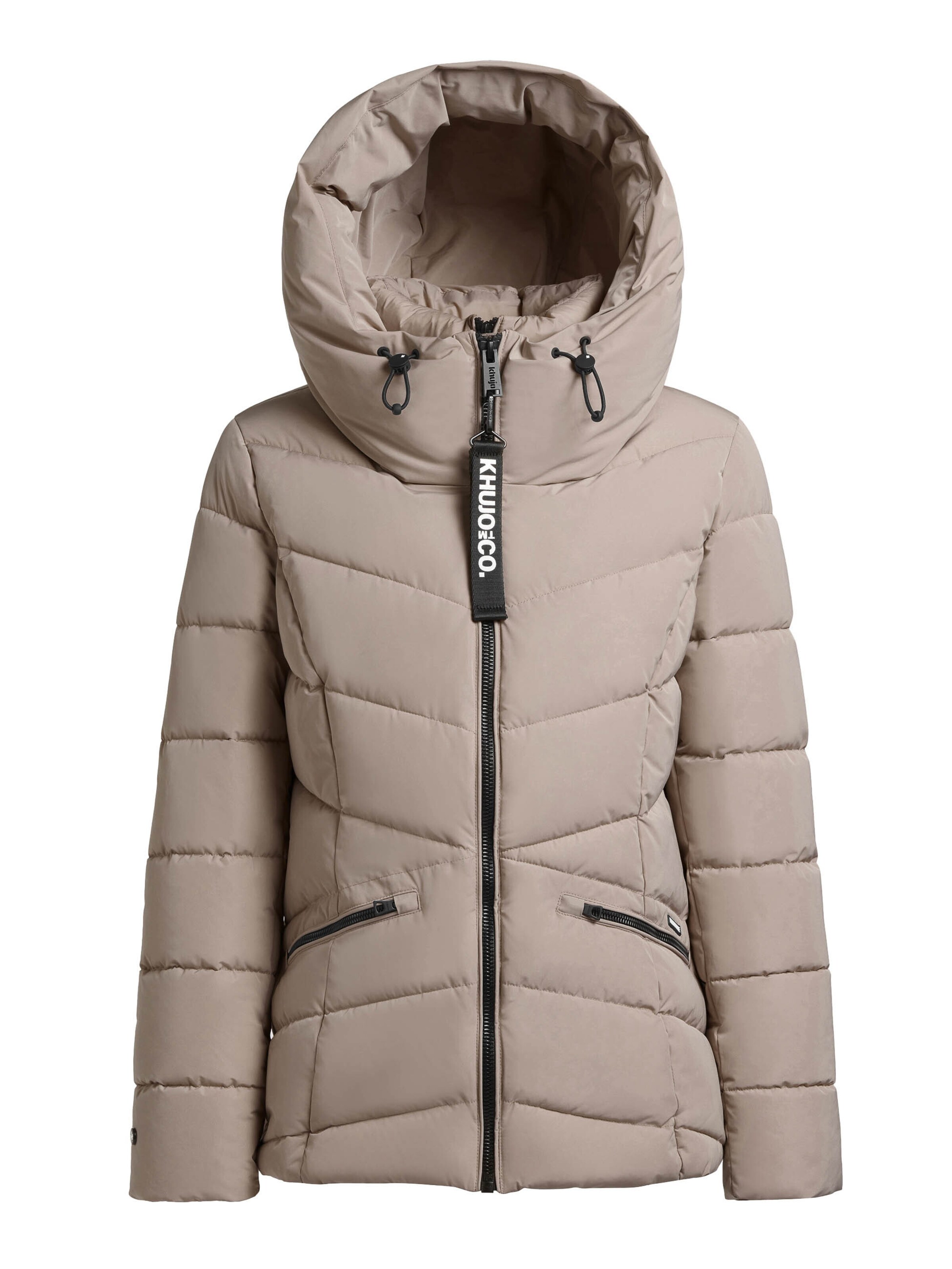 khujo Winterjas 'Hersch2' in Beige: voorkant