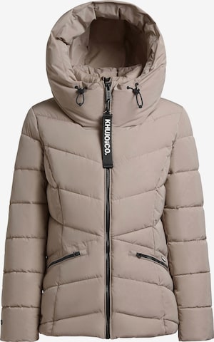 Veste d’hiver 'Hersch2' khujo en beige : devant