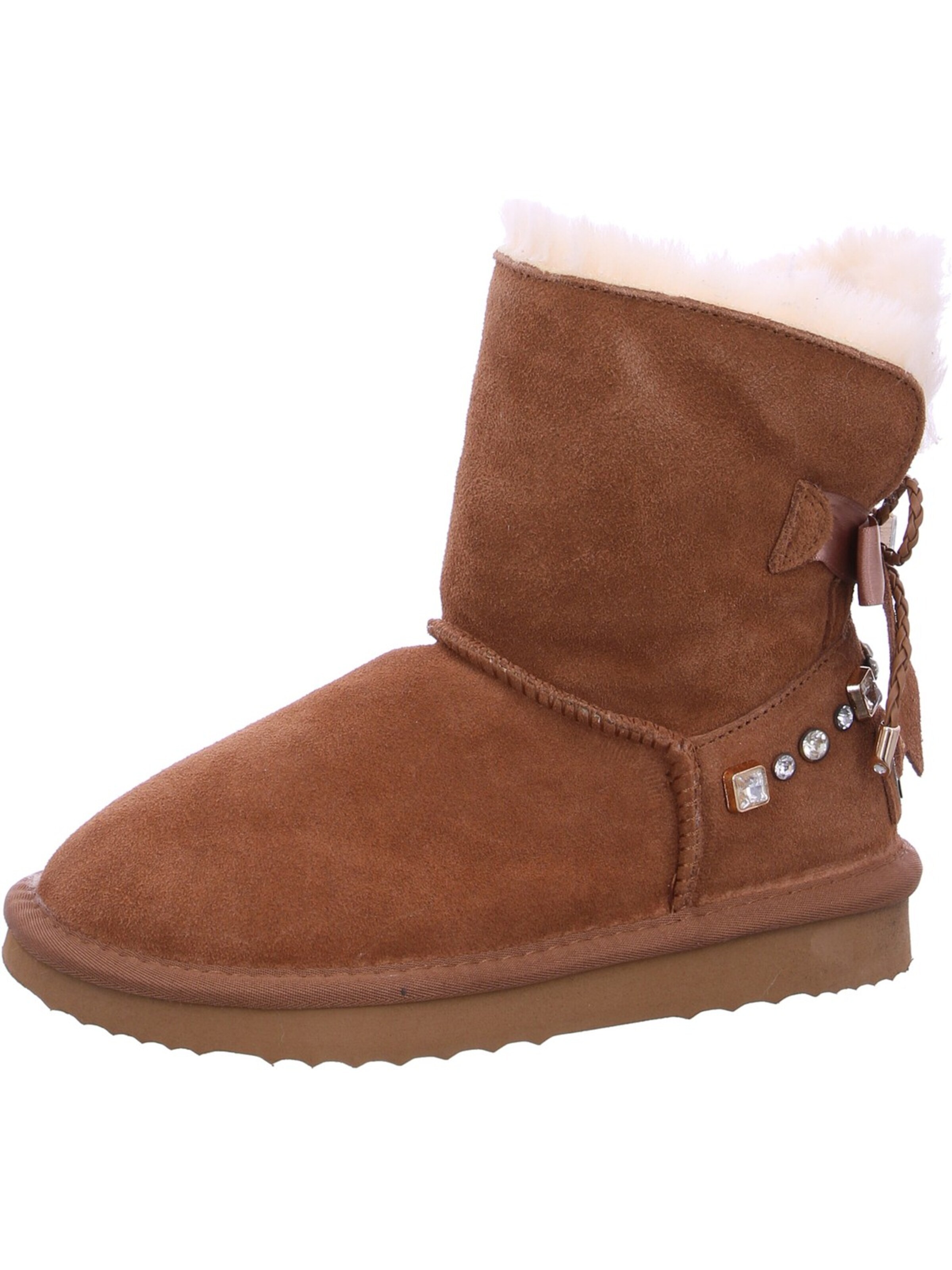 OOG Snow Boots 'OOG Winterstiefel Braun' in Brown: front