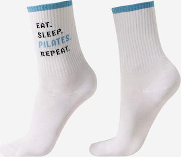 CALZEDONIA Socks 'Wellness' in White: front