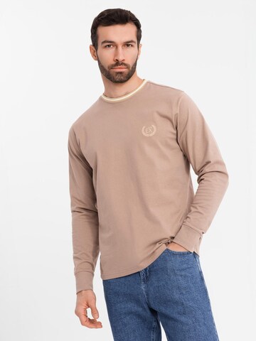 Ombre Shirt in Beige