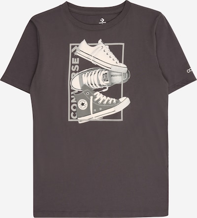 CONVERSE Majica u siva / antracit siva / crna / bijela, Pregled proizvoda