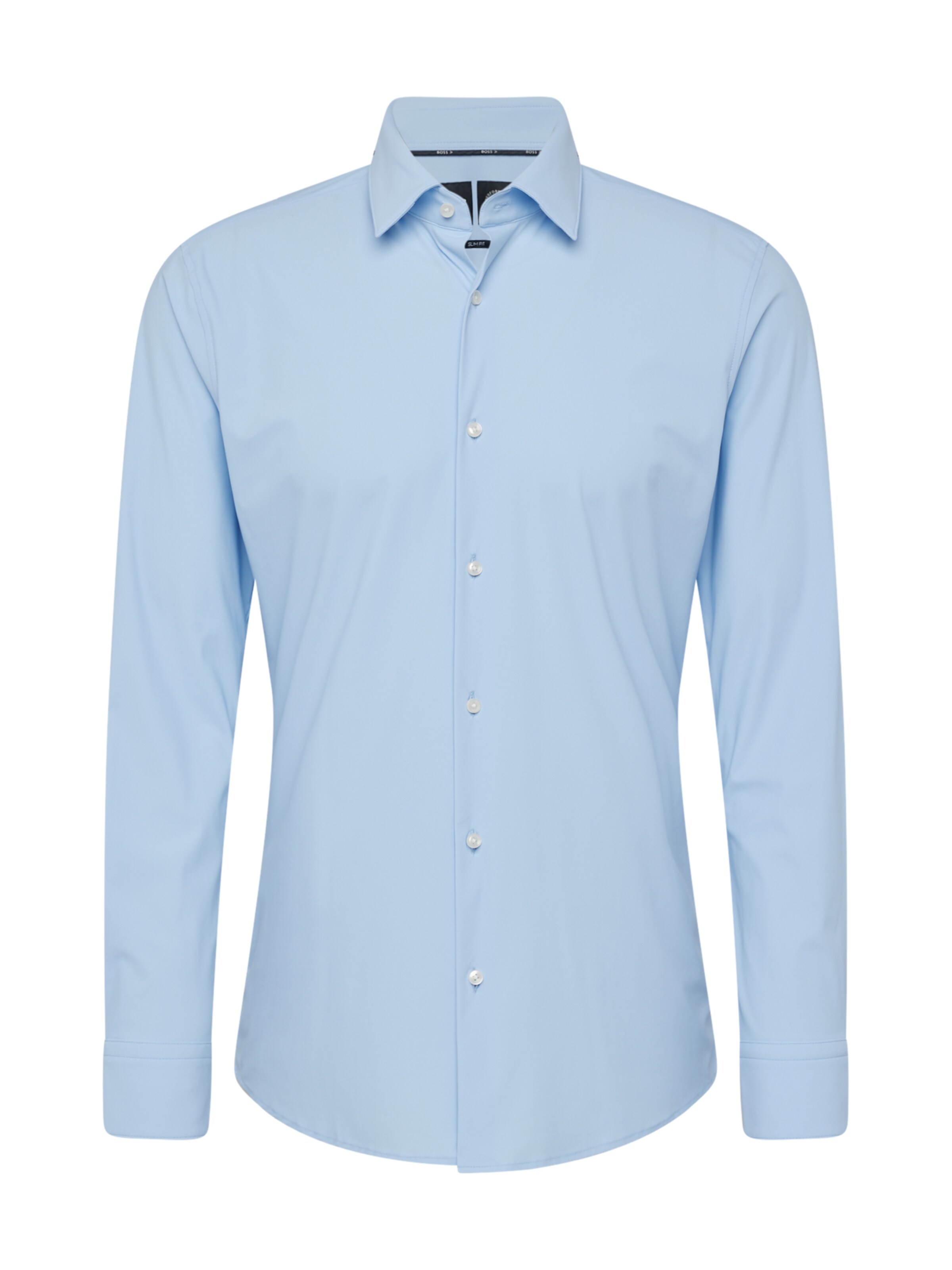BOSS Slim fit Poslovna srajca 'Hank' | modra barva: sprednja stran