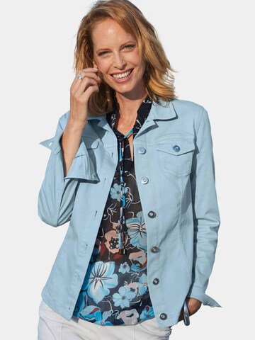 Goldner Jacke in Blau: Vorderseite