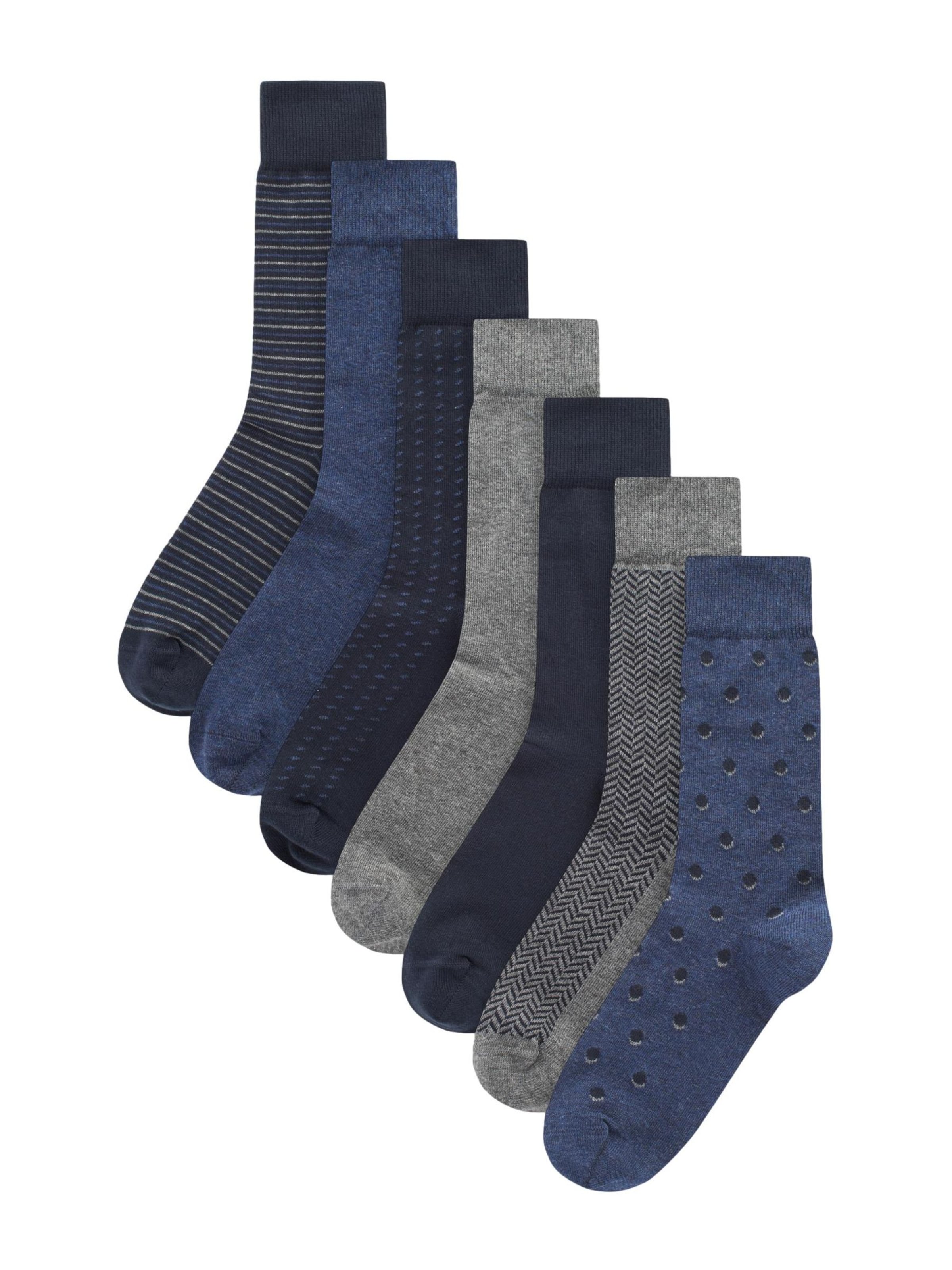 Calzino di Next in blu: frontale