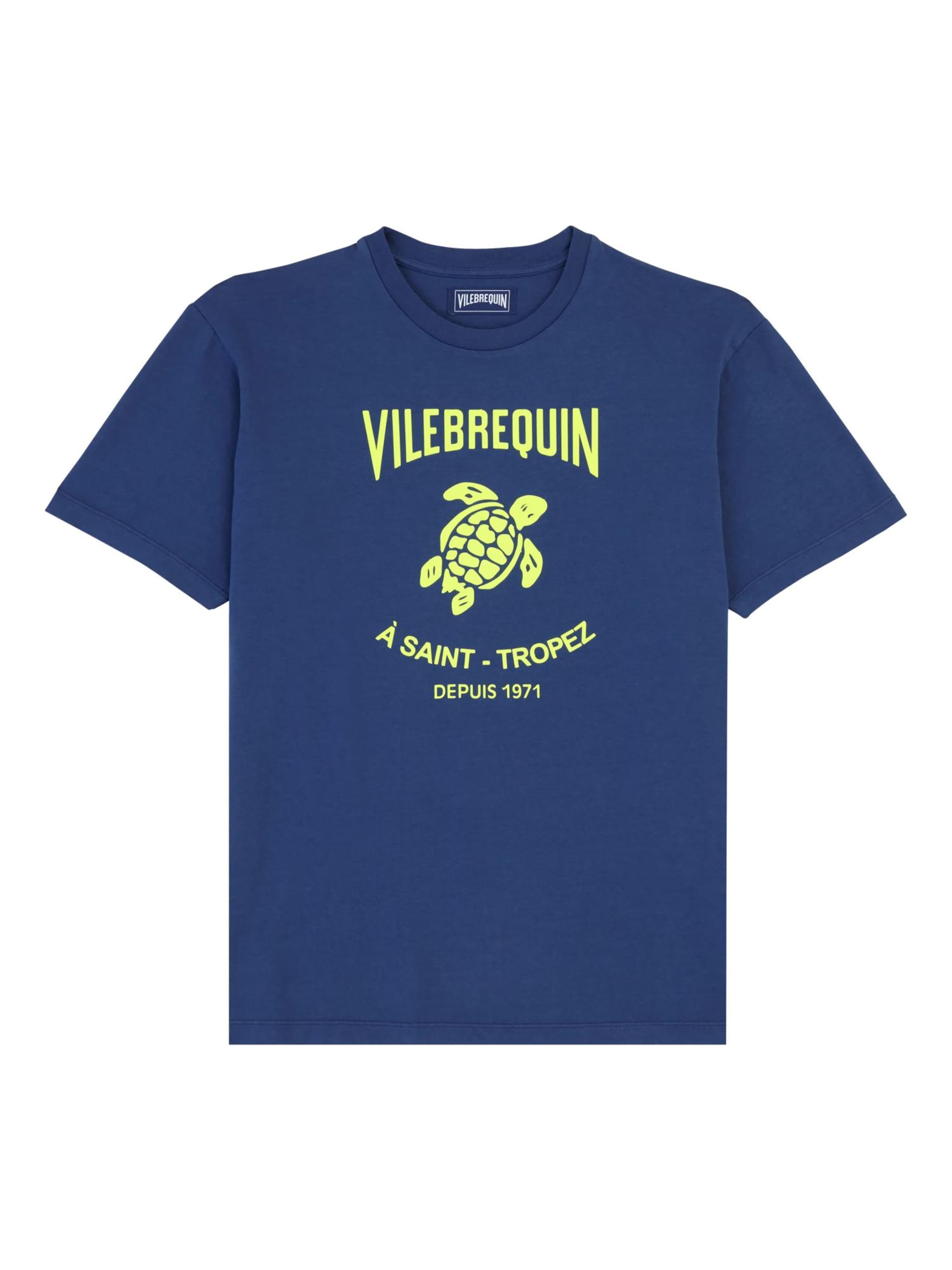 Maglietta di Vilebrequin in blu: frontale