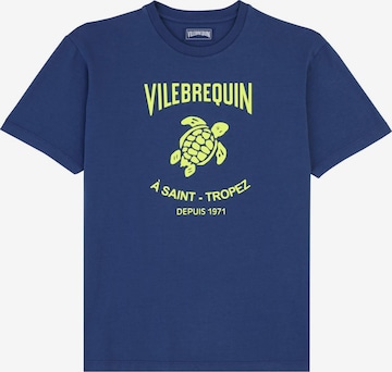 Maglietta di Vilebrequin in blu: frontale