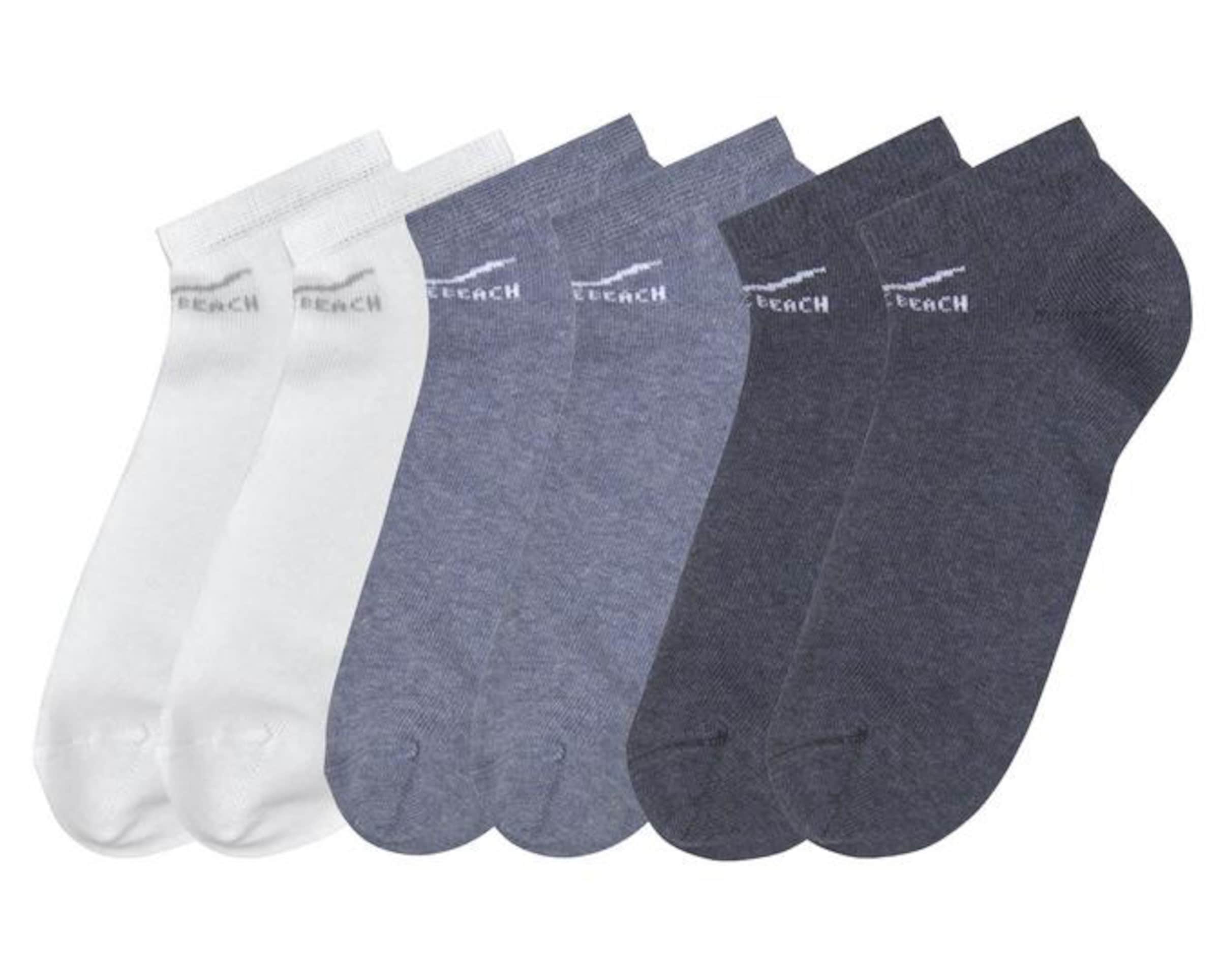 VENICE BEACH Ankle socks in Grey: front