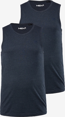 Men Plus Shirt in Zwart: voorkant