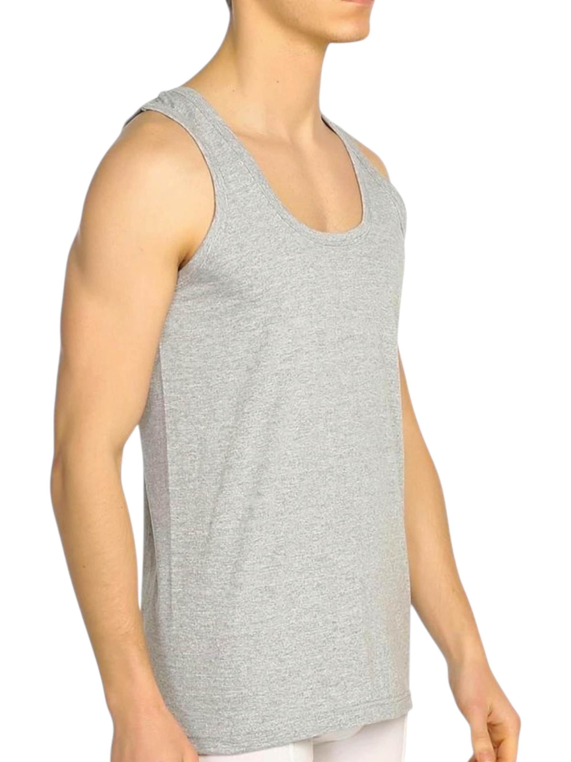 fashionshowcase - Camiseta térmica 'BasicPack' en gris