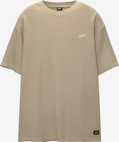 Pull&Bear Koszulka w kolorze jasnobrązowym, Podgląd produktu