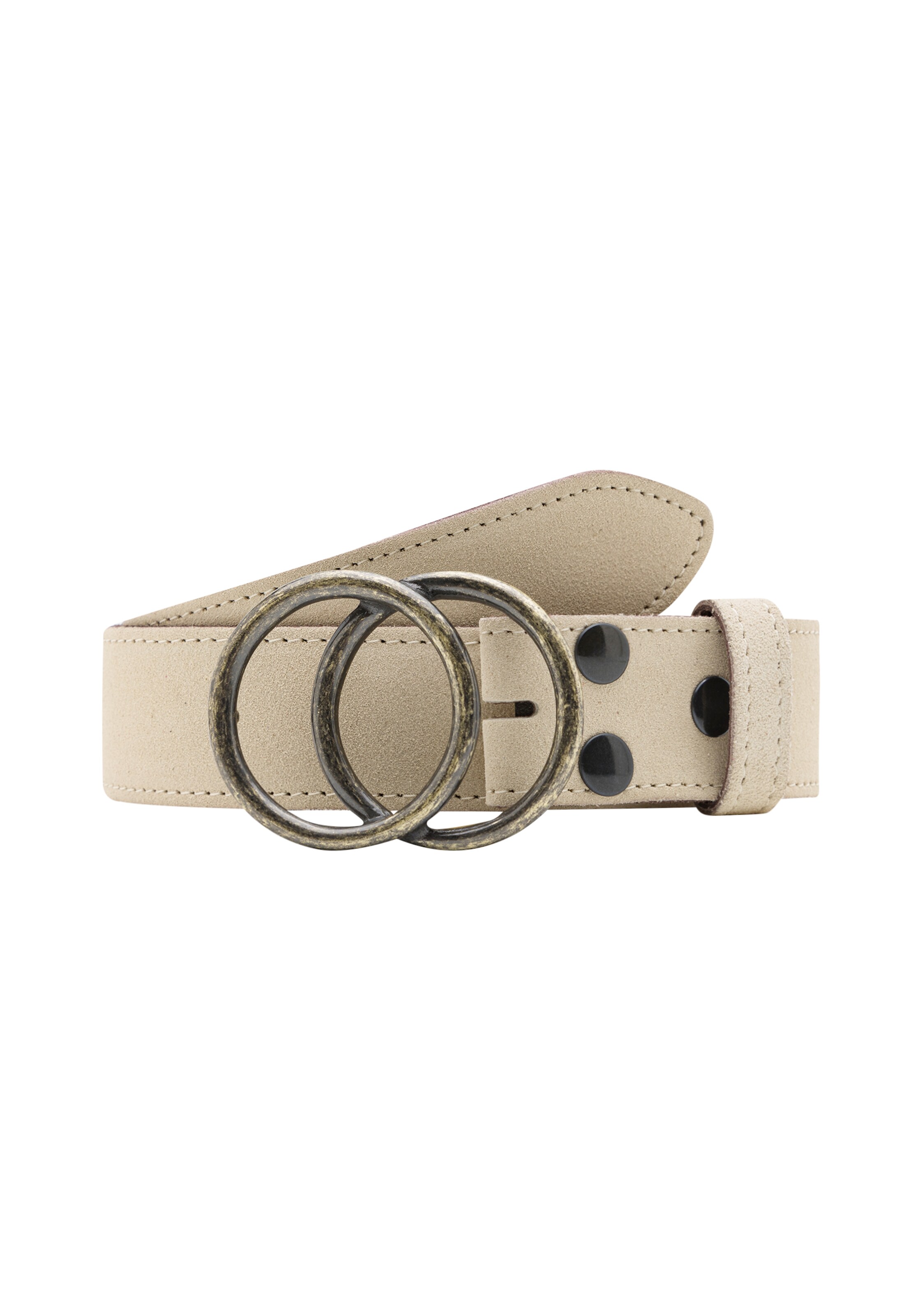 RETTUNGSRING by showroom 019° Belt 'Alaska' in Beige: front