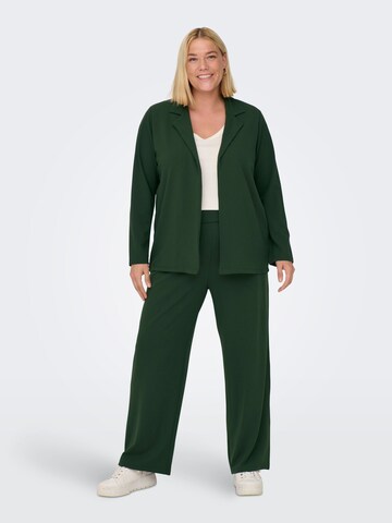 ONLY Carmakoma Wide leg Pleat-Front Pants in Green