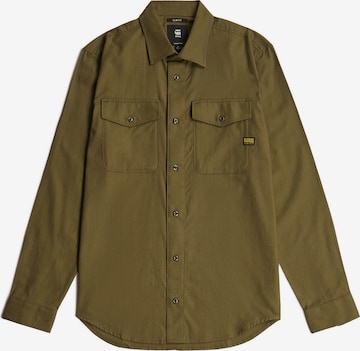 Coupe regular Chemise G-STAR en vert : devant