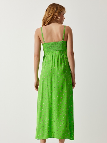 Happiness İstanbul Καλοκαιρινό φόρεμα σε πράσινο