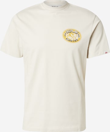 REPLAY T-Shirt in Weiß: Vorderseite