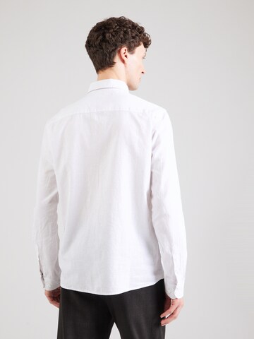 INDICODE - Ajuste regular Camisa 'Brayden' en blanco