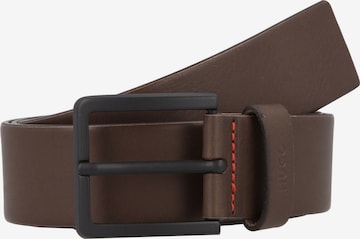 HUGO Belt 'Gionios-B' in Brown: front
