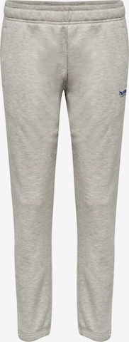 Hummel Regular Workout Pants in Grey: front