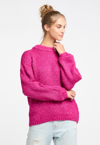 IZIA - Jersey en rosa: frente