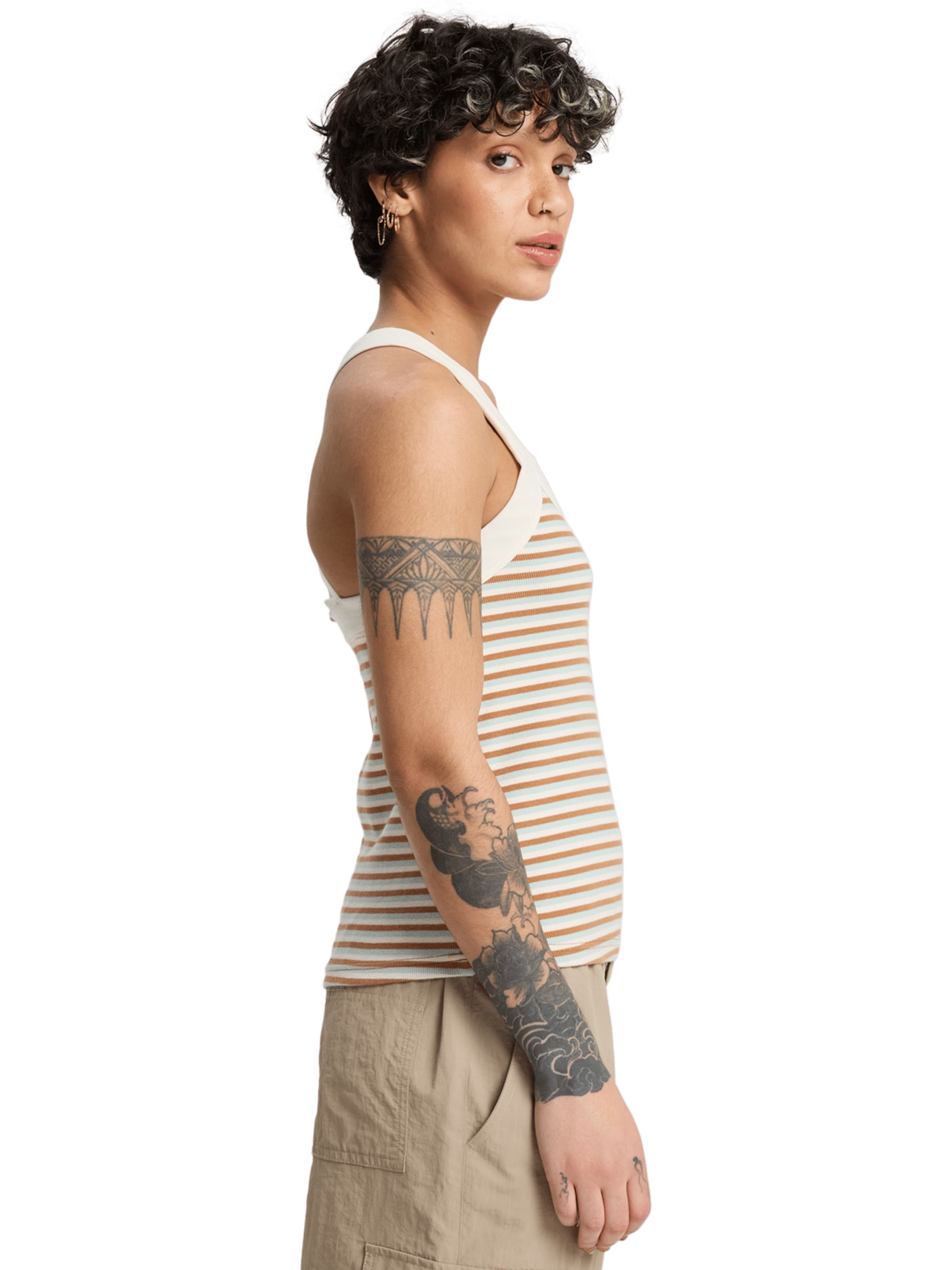QUIKSILVER Top 'Riza' in Braun