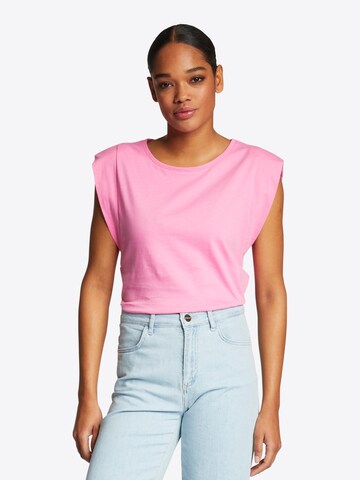 T-shirt Rich & Royal en rose : devant