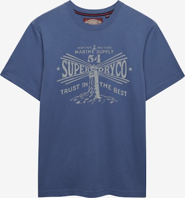 T-Shirt Superdry & Co en bleu : devant